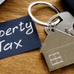 header image with keys and property tax written out